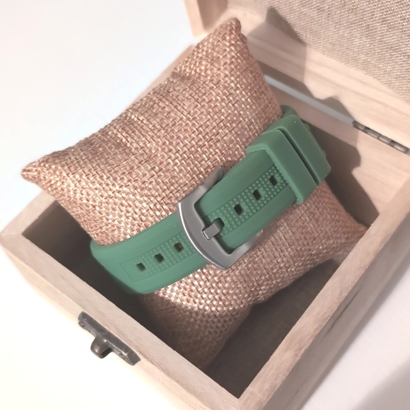 BOBO BIRD Unisex Bamboo Wood Watch – Eco-Friendly Green Wristwatch | New - Picture 11 of 14
